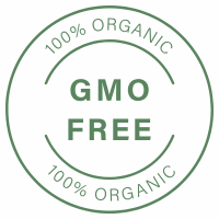 100% orgánico y libre de organismos genéticamente modificados