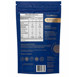 Café Vital Café instantáneo con melena de león VitalSetas respaldo