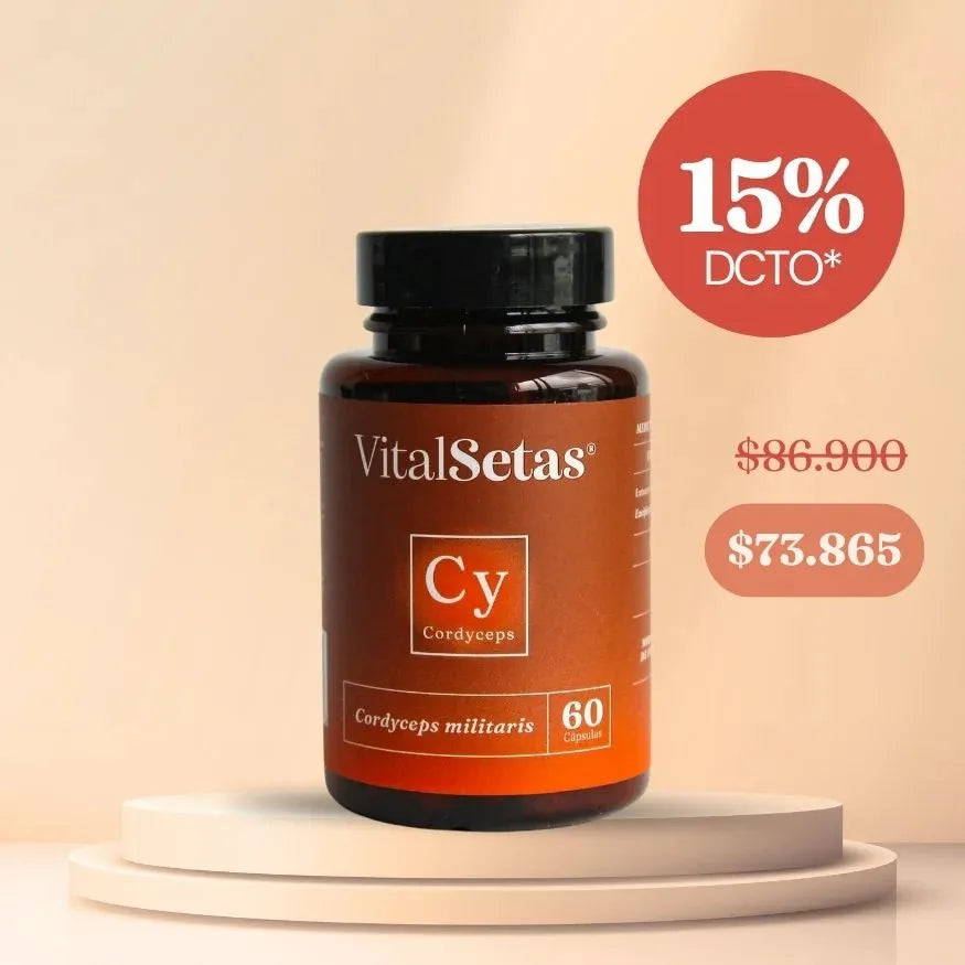 Cápsulas de Cordyceps VitalSetas