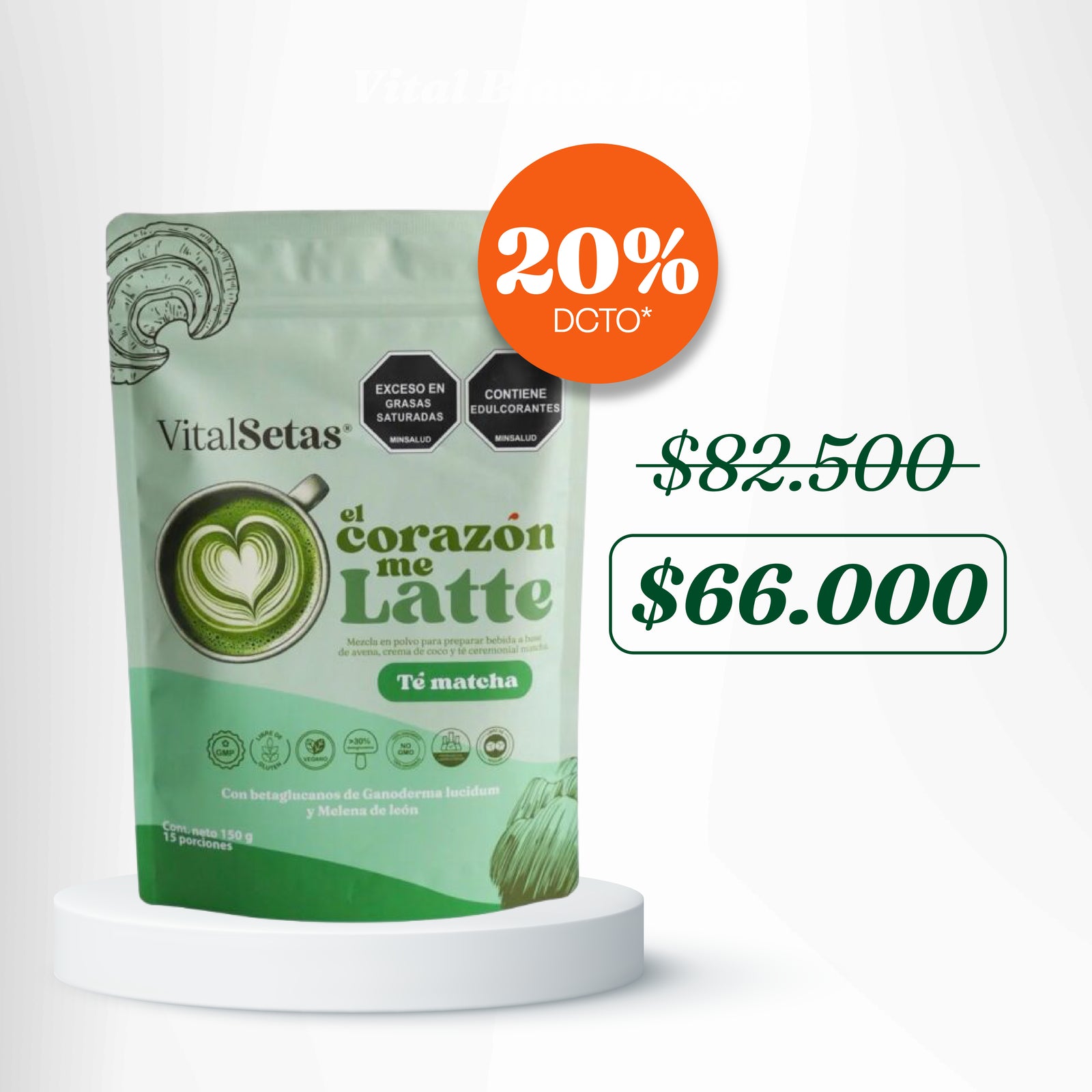 El Corazón Me Latte - Té Matcha
