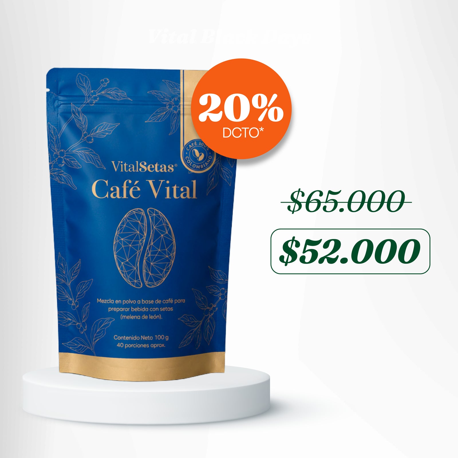 Café Vital con Melena de León