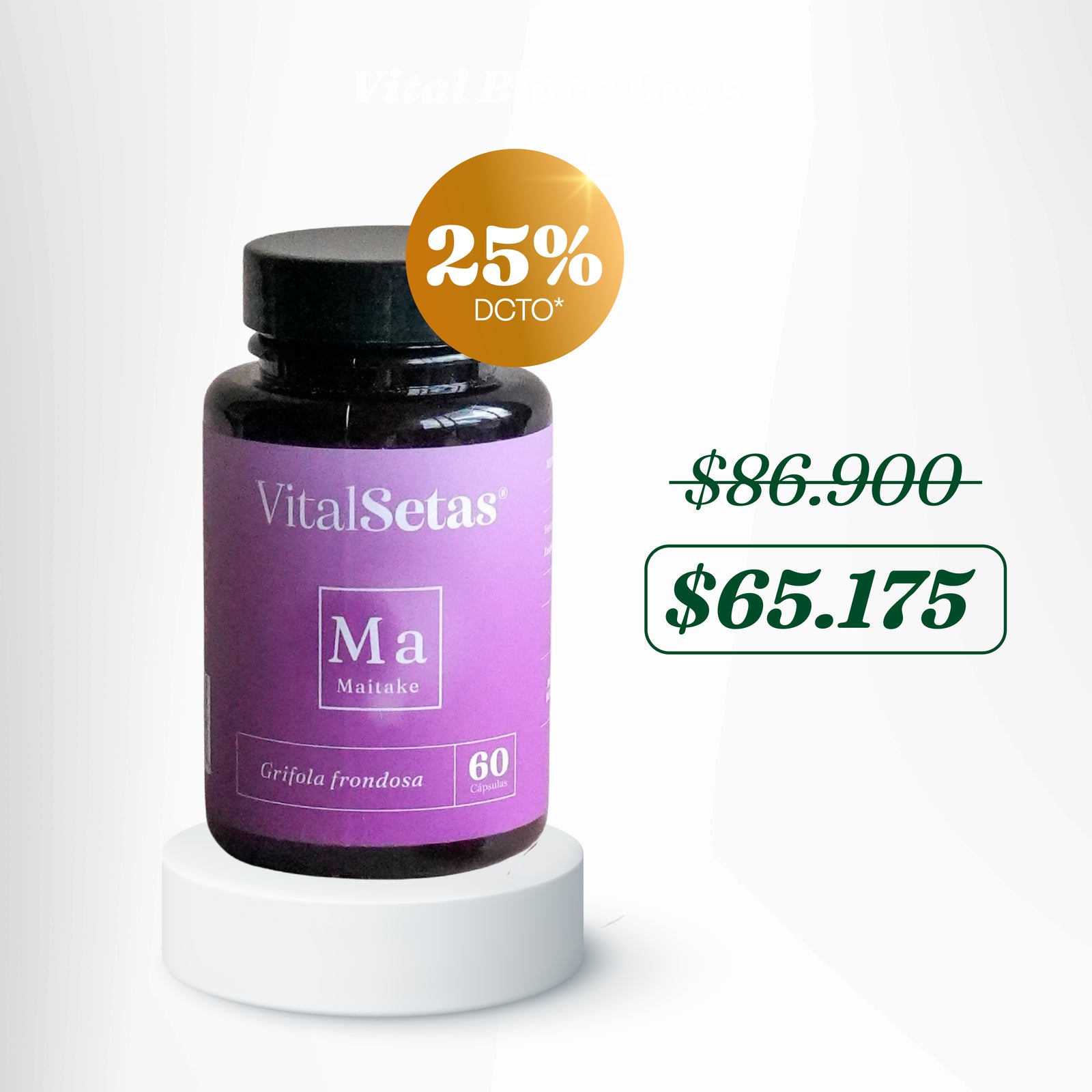 Cápsulas de Maitake VitalSetas
