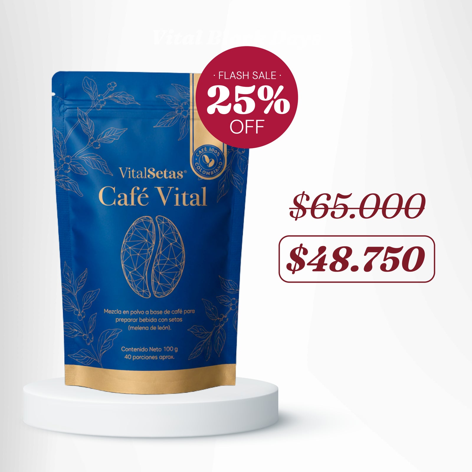 Café Vital con Melena de León