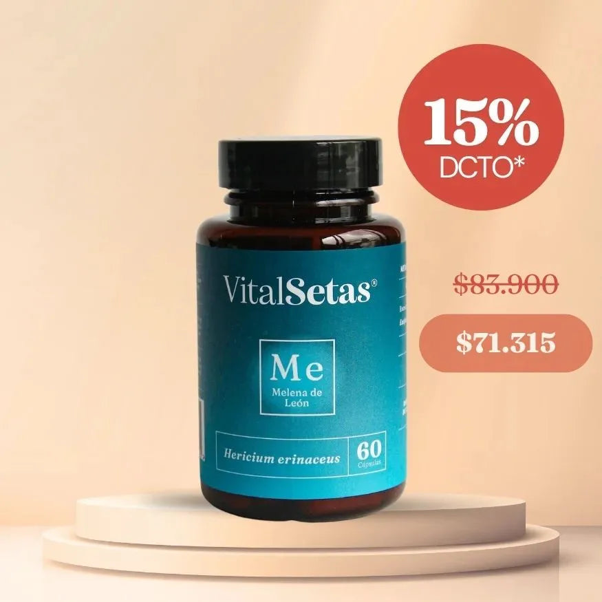 Cápsulas de Melena de León VitalSetas