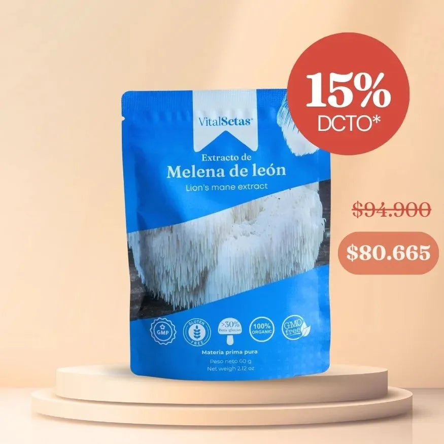 Extracto de Melena de León VitalSetas - 60 gramos