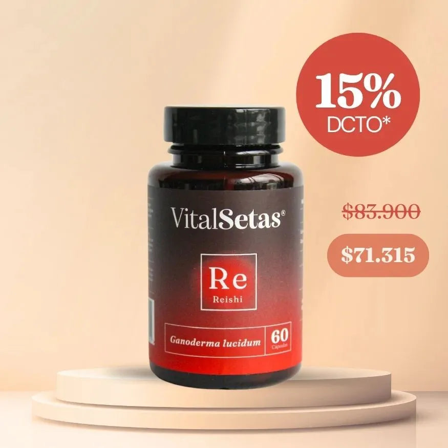 Cápsulas de Reishi VitalSetas