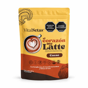 El corazón me latte Cacao VitalSetas, bolsa de 150 g