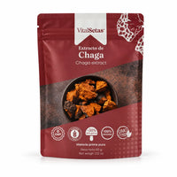 Extracto de chaga VitalSetas en polvo, bolsa de 60 g