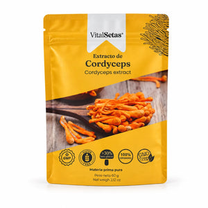 Extracto de cordyceps VitalSetas en polvo, bolsa de 60 g