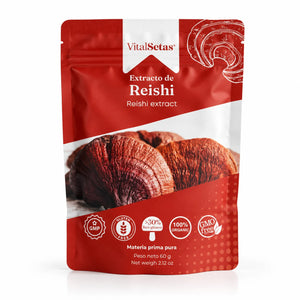 Extracto de reishi VitalSetas en polvo, bolsa de 60 g